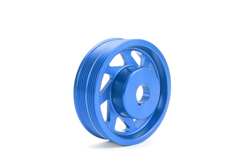 Perrin 93-11 Subaru Impreza / 02-14 WRX / 04-21 STI EJ Crank Pulley - Blue.