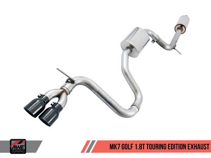 AWE Tuning Touring Catback Exhaust - Chrome 90MM Tips | 3015-22052