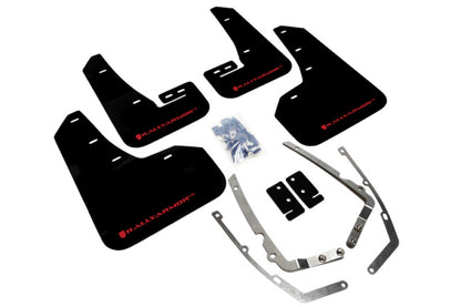 Rally Armor 2015+ VW Golf/GTI/TSI UR Black Mud Flap w/ Red Logo.