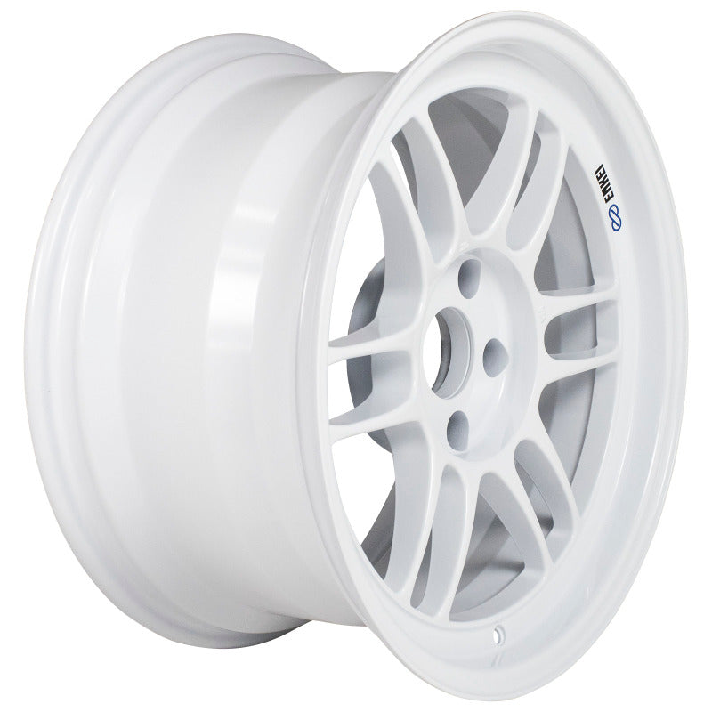 Enkei RPF1 17x9 5x114.3 22mm Offset 73mm Bore Vanquish White Wheel.