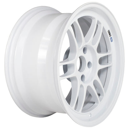 Enkei RPF1 17x9 5x114.3 22mm Offset 73mm Bore Vanquish White Wheel.