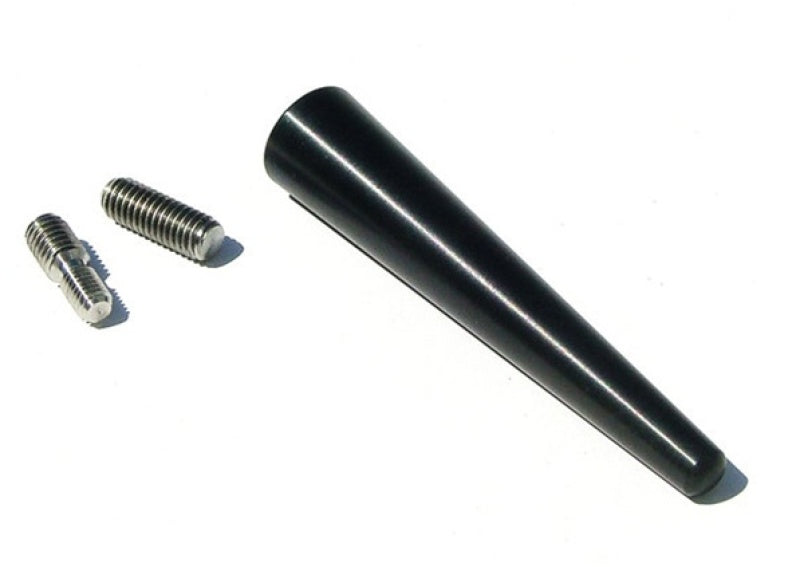 Torque Solution Black Billet Shorty Antenna: Audi / Volkswagen.