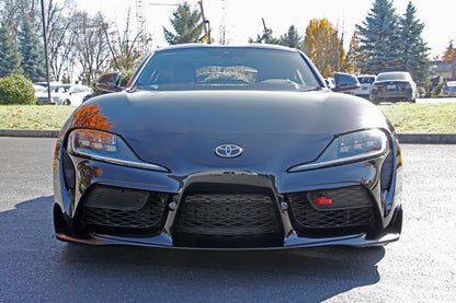 Perrin 2020 Toyota Supra Tow Hook Kit (Front) - Red.