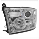 Spyder Dodge Ram 1500 09-14 10-14 Projector Headlights Halogen- LED Halo LED - Chrm PRO-YD-DR09-HL-C.