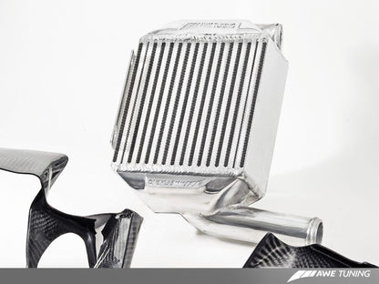 AWE Tuning Audi 2.7T Performance Intercooler Kit - w/Carbon Fiber Shrouds.