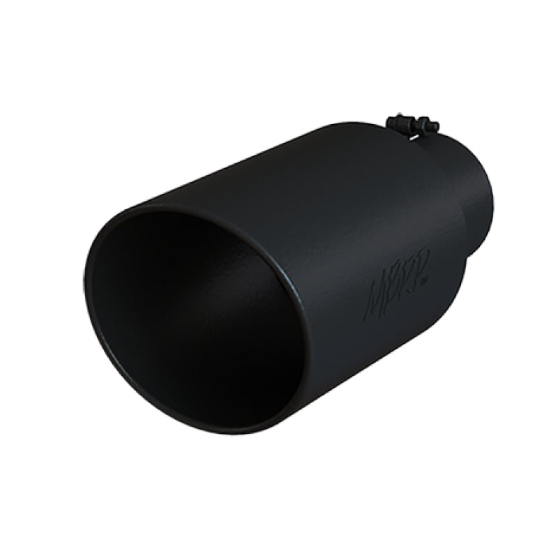 MBRP Universal Tip 8in OD Rolled End 5in Inlet 18in Length T304 - Black.
