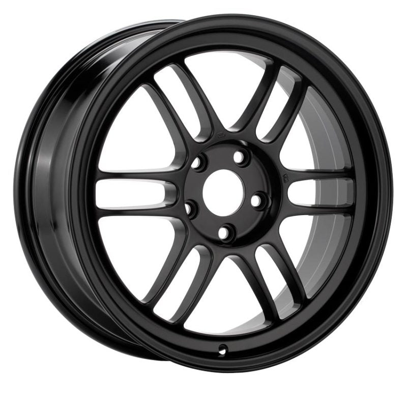 Enkei RPF1 17x9 5x114.3 45mm Offset 73mm Bore Matte Black Wheel  RX8.