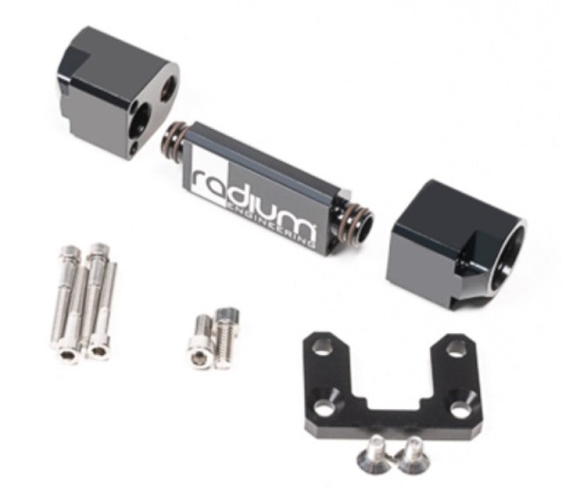 Radium Split-Flow Flex Fuel Sensor Adapter.