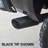 Banks Power 17+ GM Duramax L5P 2500/3500 Monster Exhaust System - SS Single Exhaust w/ Black Tip.