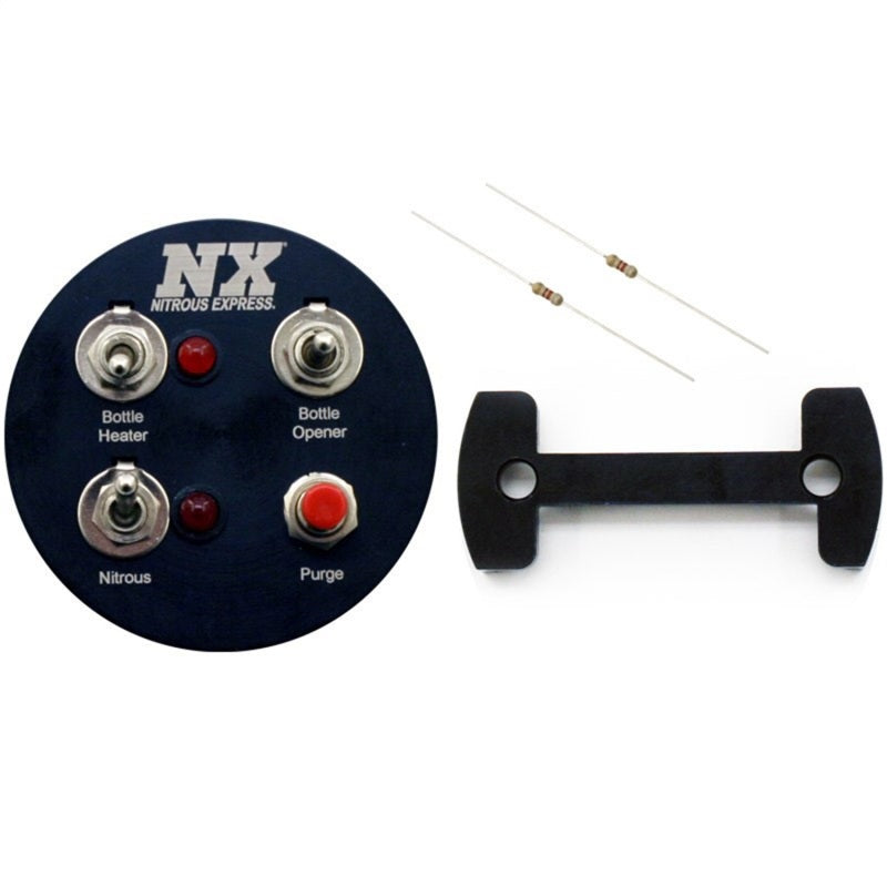 Nitrous Express Gauge Pod Switch Panel (For 2-1/16in Gauge Pods).