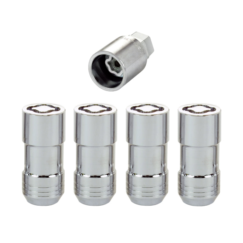 McGard Wheel Lock Nut Set - 4pk. (Cone Seat) M14X1.5 / 21mm & 22mm Dual Hex / 1.965in. L - Chrome.