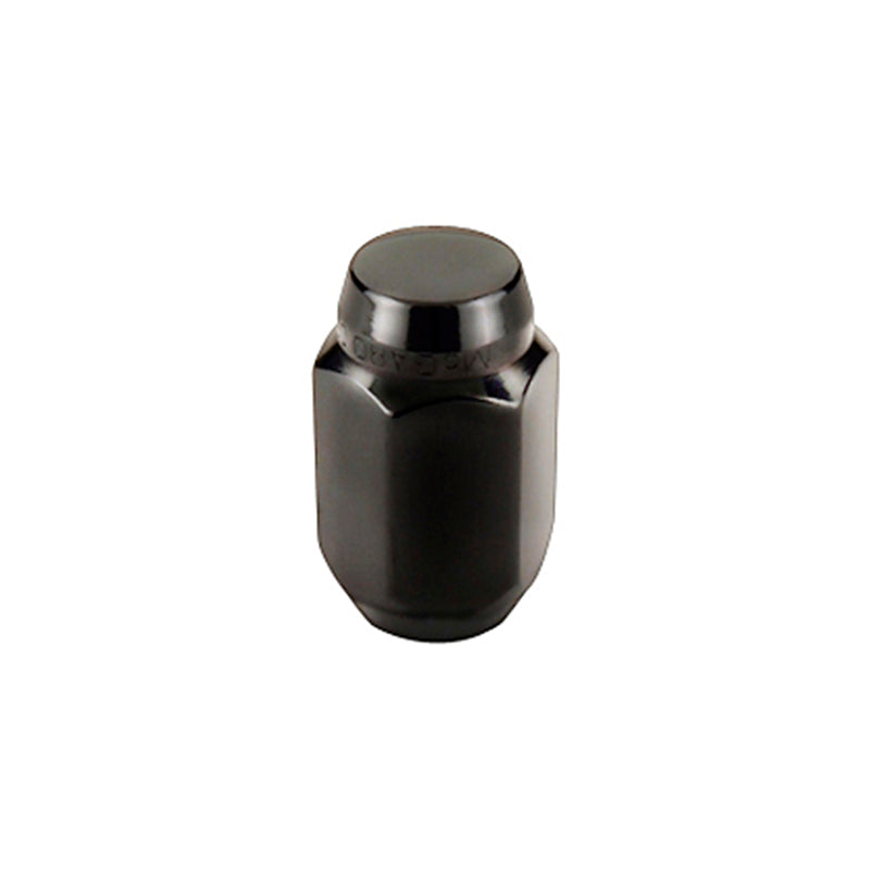 McGard Hex Lug Nut (Cone Seat) 1/2-20 / 13/16 Hex / 1.5in. Length (4-Pack) - Black.