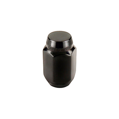 McGard Hex Lug Nut (Cone Seat) 1/2-20 / 13/16 Hex / 1.5in. Length (4-Pack) - Black.