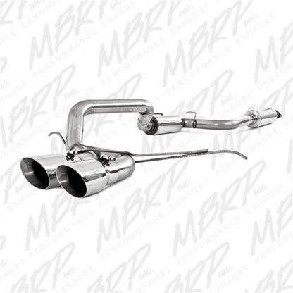 MBRP 13-14 Ford Focus ST 2.0L EcoBoost Dual Center Outlet T409 3in Cat Back.