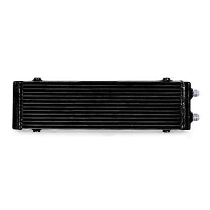 Mishimoto Universal Large Bar and Plate Dual Pass Black Oil Cooler.