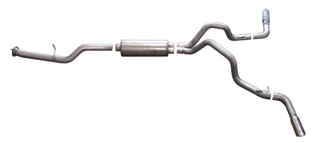 Gibson 15-19 GMC Sierra 2500 HD Base 6.0L 3.5in/3in Cat-Back Dual Extreme Exhaust - Stainless.