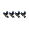Injector Dynamics ID1050X Fuel Injectors 34mm Length 14mm Top O-Ring 14mm Lower O-Ring (Set of 4).