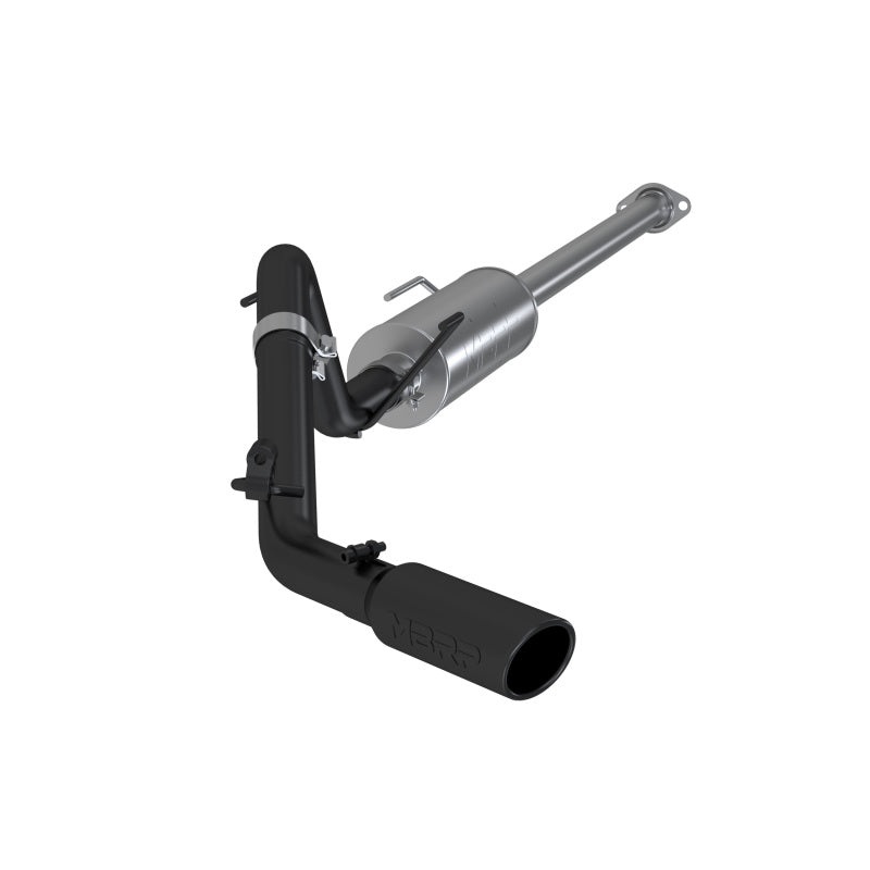 MBRP 09-14 Toyota Tacoma 4.0L EC/CC Cat-Back Single Exit AL - Black.