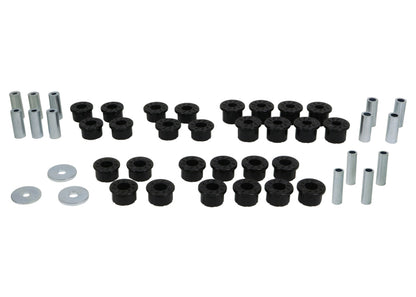 Whiteline 90-05 Mazda Miata (NA/NB Chassis) Rear Control Arm Bushing Kit.
