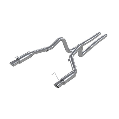MBRP 05-09 Ford Mustang GT 4.6L Dual Split Rear Race Version AL/ 3in Cat Back Exhaust System.