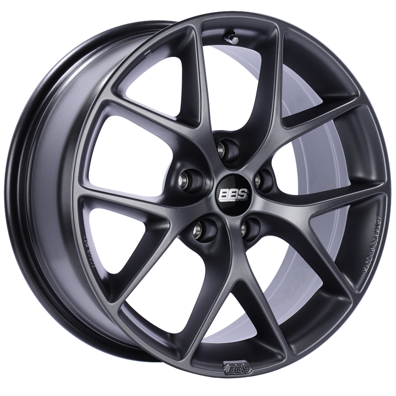 BBS SR 17x7.5 5x112 ET45 Satin Grey Wheel -82mm PFS/Clip Required.