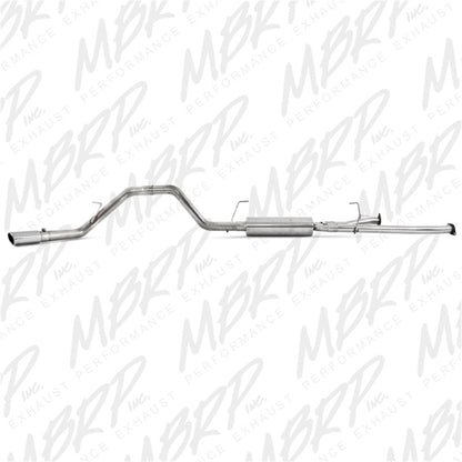 MBRP 2009-2010 Toyota Tundra 5.7L EC-Std. & SB/CC-SB Cat Back Single Side.