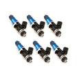 Injector Dynamics 1340cc Injectors - 60mm Length - 11mm Blue Top - Denso Lower Cushion (Set of 6).