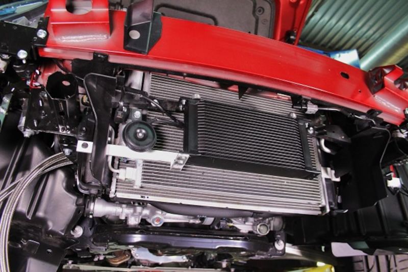 Mishimoto 2016+ Mazda Miata Thermostatic Oil Cooler Kit - Black.