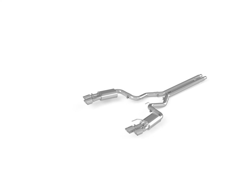 MBRP 18-19 Ford Mustang GT 5.0 3in Dual Split Rear Cat Back w/ Quad 4.0in Dual Wall Tips- T304.