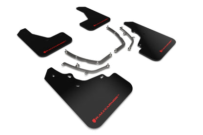 Rally Armor 2019+ Mazda3 GT Sport Hatch UR Black Mud Flap w/ Red Logo.