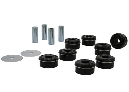 Whiteline Plus 14+ Ford Mustang GT500/S550 Crossmember Mount Bushing Kit.