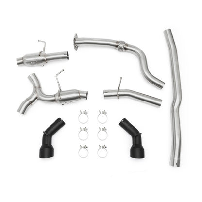 Mishimoto 2016+ Chevrolet Camaro 2.0T Dual Black Tip Cat-Back Exhaust.