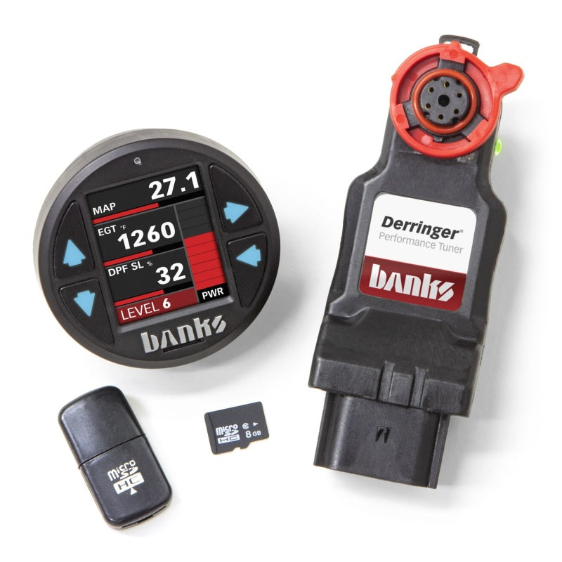 Banks Power 17-19 GM 2500 6.6L L5P Derringer Tuner (Gen 2) w/ 1.8in iDash DataMonster.