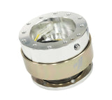 NRG Quick Release Gen 1.5 - Silver Body / Titanium Chrome Ring.