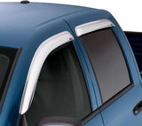 AVS 97-03 Ford F-150 Supercab Ventvisor Outside Mount Front & Rear Window Deflectors 4pc - Chrome.