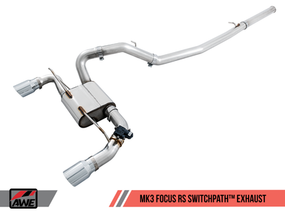 AWE Tuning SwitchPath Catback Exhaust - Diamond Black Tips | 3025-33024