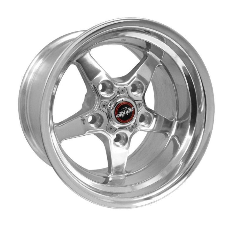 Race Star 92 Drag Star 15x10.00 5x135bc 5.25bs Direct Drill Polished Wheel.