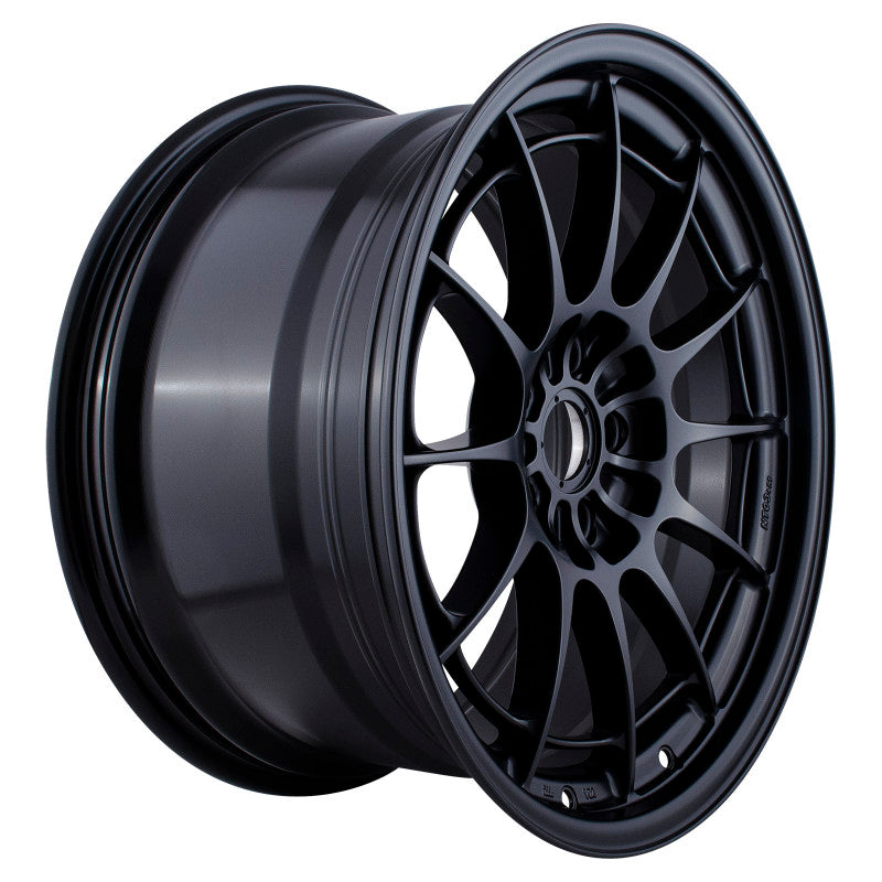 Enkei NT03+M 18x9.5 5x114.3 40mm Offset 72.6mm Bore Black Wheel G35/350Z *MOQ 40 Wheels*.