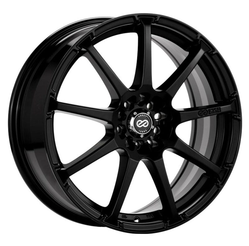 Enkei EDR9 18x7.5 5x100/114.3 38mm Offset 72.6 Bore Diameter Black Wheel.