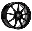 Enkei EDR9 17x8 5x100/114.3 38mm Offset 72.6 Bore Diameter Matte Black Wheel.