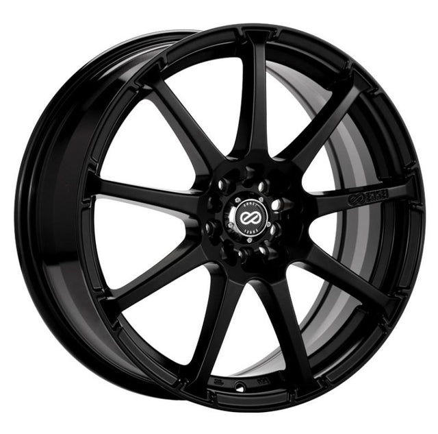 Enkei EDR9 17x8 5x100/114.3 38mm Offset 72.6 Bore Diameter Matte Black Wheel.