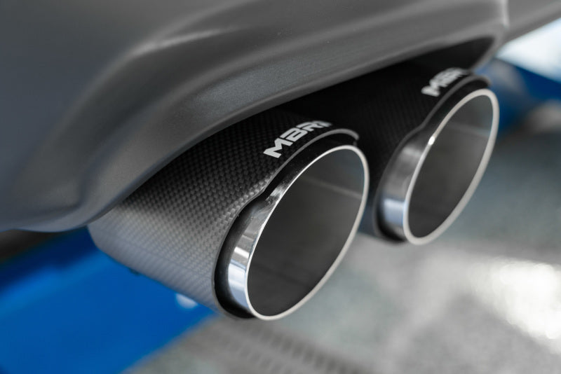 MBRP 15-Up Challenger 5.7 / 17-Up 6.2L/6.4L 3in Race Series Cat-Back w/ Quad Tips T304 Exhaust.