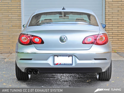AWE Tuning Touring Catback Exhaust - Diamond Black Tips | 3015-23014