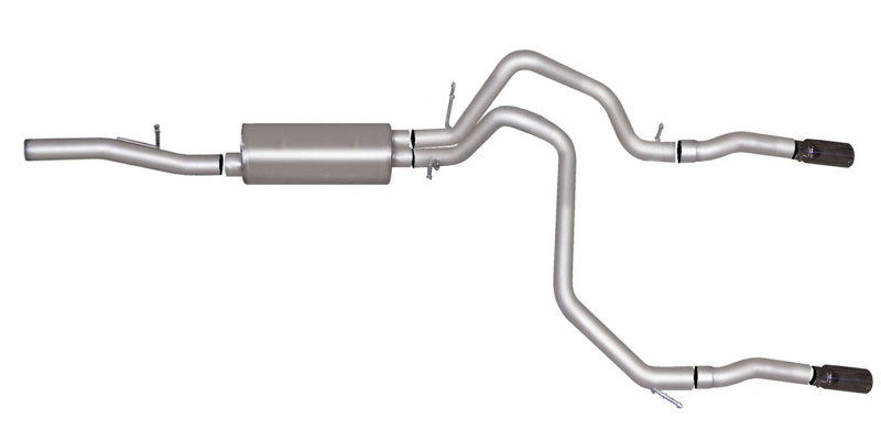 Gibson 10-14 Chevrolet Tahoe LS 5.3L 2.25in Cat-Back Dual Split Exhaust - Stainless.