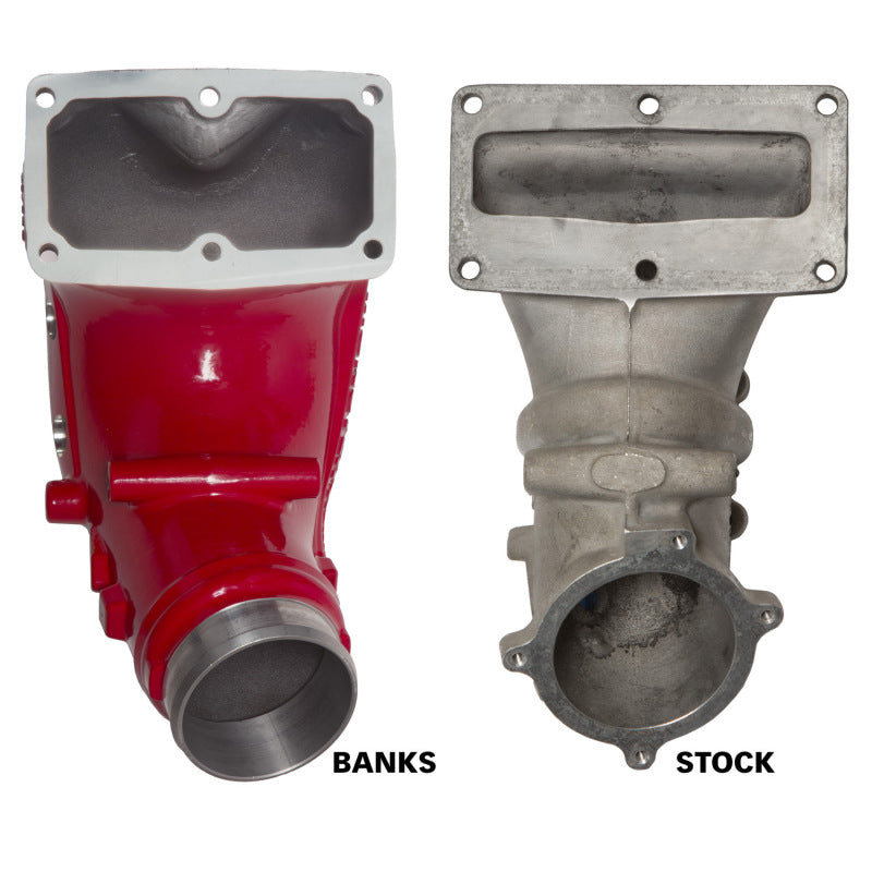 Banks Power 07.5-17 Ram 2500/3500 6.7L Diesel Monster-Ram Intake System w/ Fuel Line 3.5in Red.