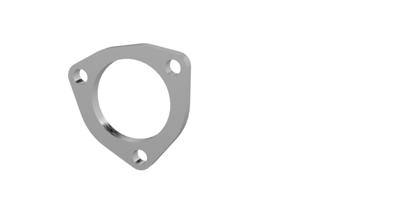 QTP 2.5in Weld-On QTEC 3 Bolt Flange.