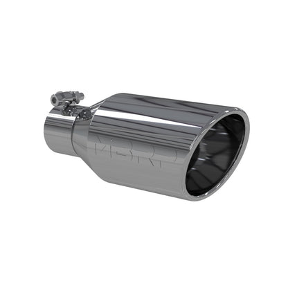 MBRP Universal Tip 4.5 O.D. Angle Rolled End 2.5 Inlet 11in Length - T304.