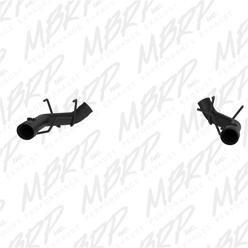 MBRP 2011-2014 Ford Mustang GT 3in Dual Axle Back Muffler Delete - Black.