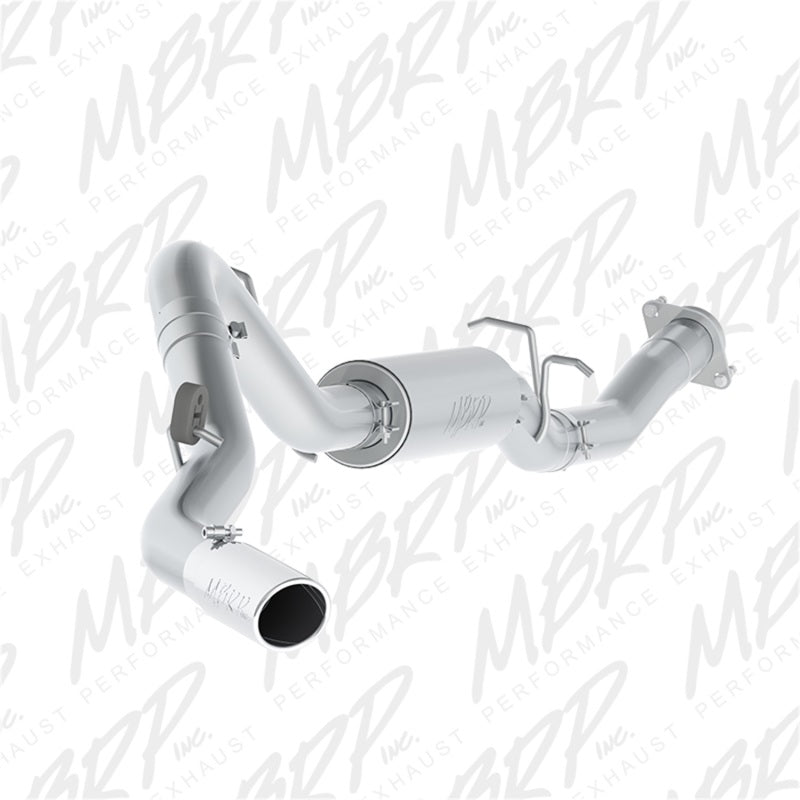 MBRP 07-10 Chevy/GMC 2500HD PU 6.0L V8 3.5in Single Side Exit Alum Cat Back Perf Exhaust.