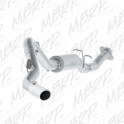 MBRP 07-10 Chevy/GMC 2500HD PU 6.0L V8 3.5in Single Side Exit Alum Cat Back Perf Exhaust.